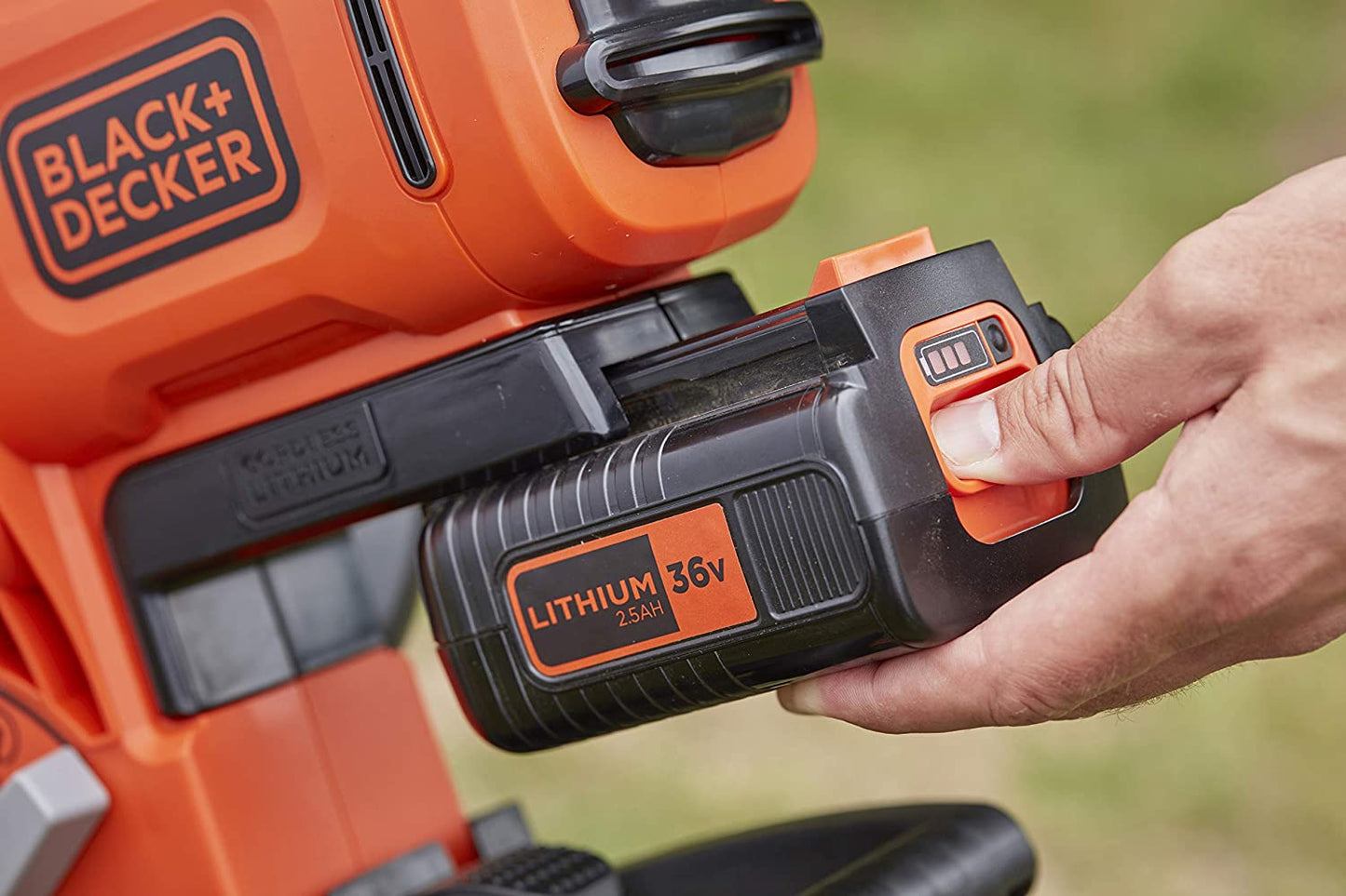BLACK+DECKER BCBLV3625L1 Akku Laubsauger Bläser Häcksler 3-in-1 36V/2,5Ah Li-Ion