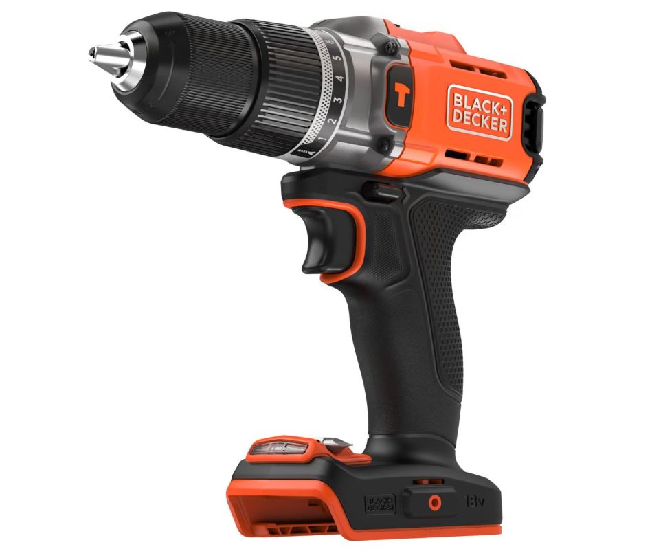BLACK+DECKER BCD383XN Akku Schlagbohrschrauber 18V POWERCONNECT 2-Gang ohne Akku