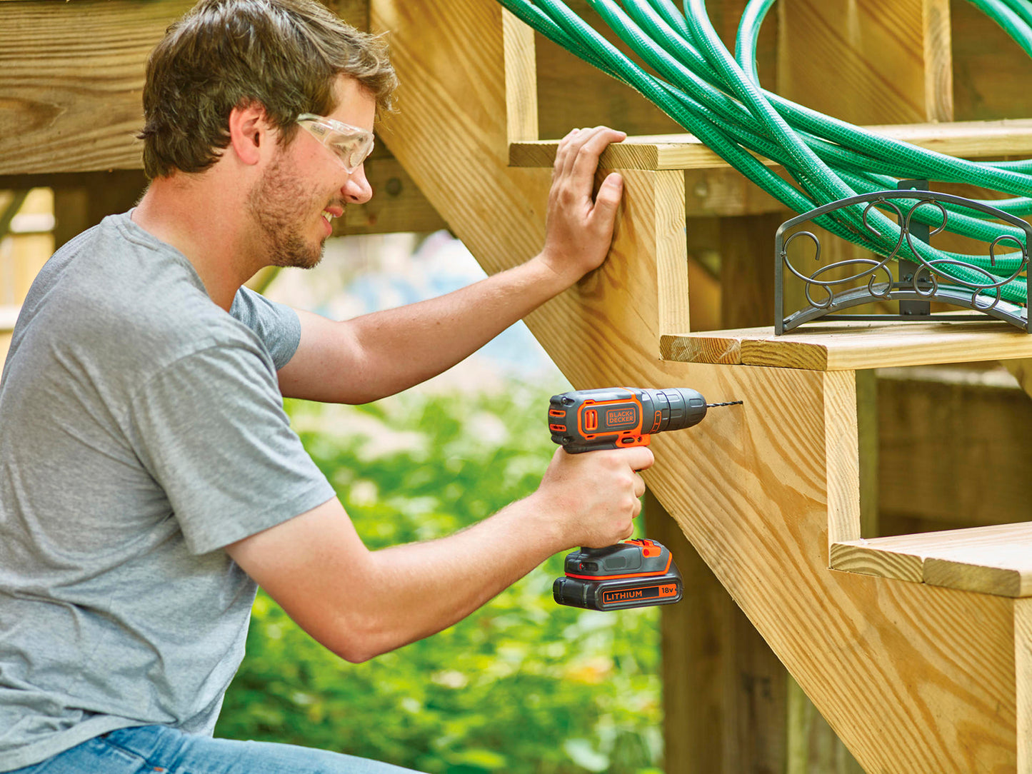 BLACK+DECKER BDC718AS2O Akkuschrauber Bohrschrauber 18V 2x Akkus 80tlg Zubehör