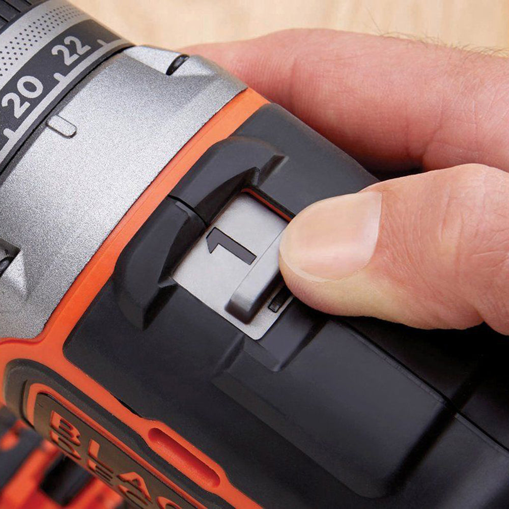 BLACK+DECKER BL186K1B2 Akku Bohrschrauber 18V bürstenlos 2x Akkus 2Ah Koffer