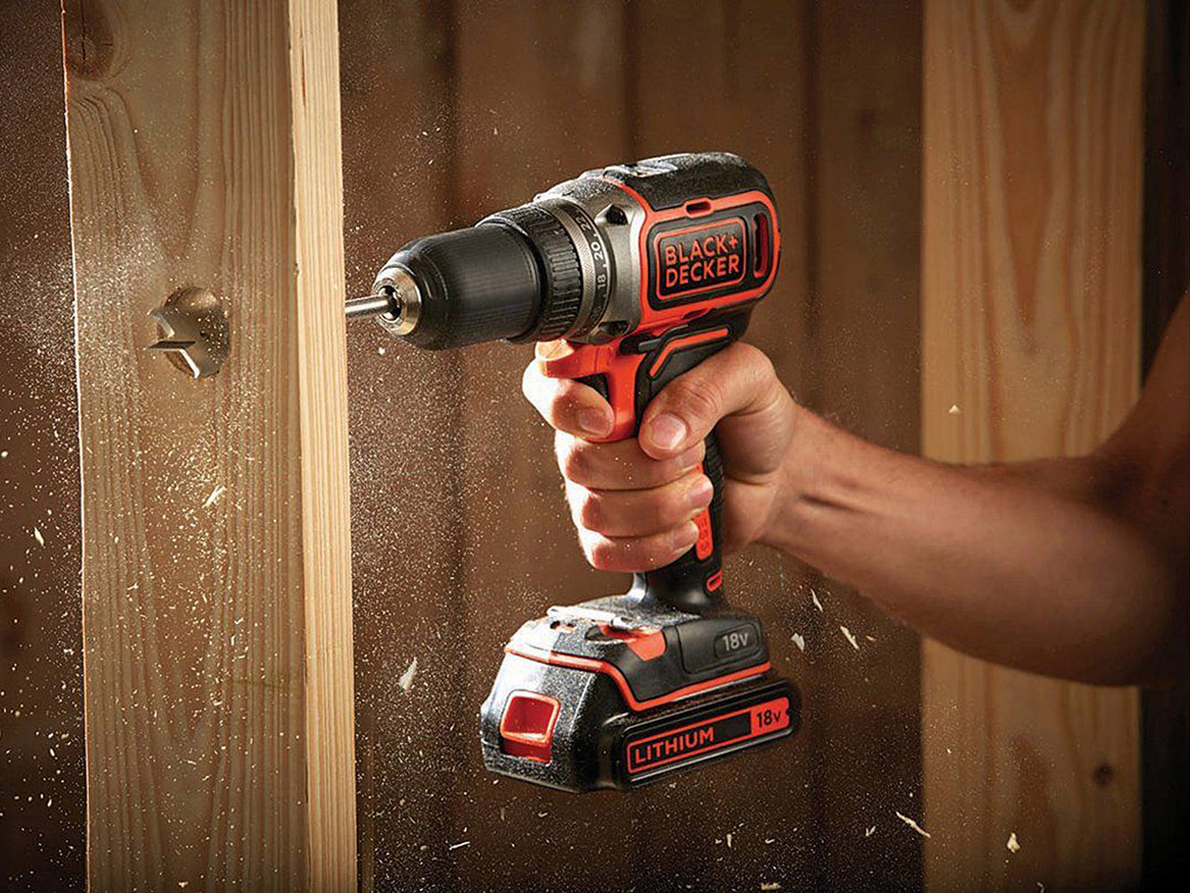 BLACK+DECKER BL186K1B2 Akku Bohrschrauber 18V bürstenlos 2x Akkus 2Ah Koffer