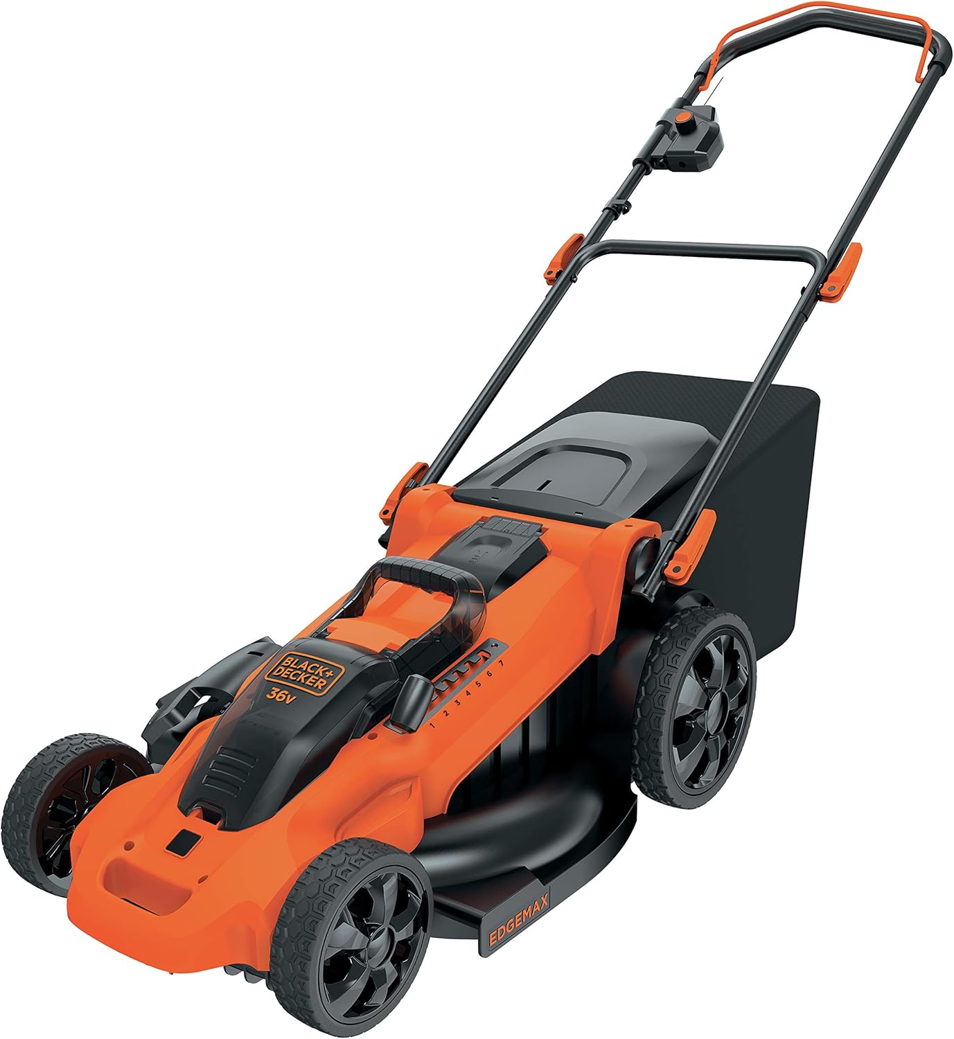 BLACK+DECKER CLMA4825L2 Akku Rasenmäher Autosense 36V 48cm 50L - 2 Akkus 2,5Ah