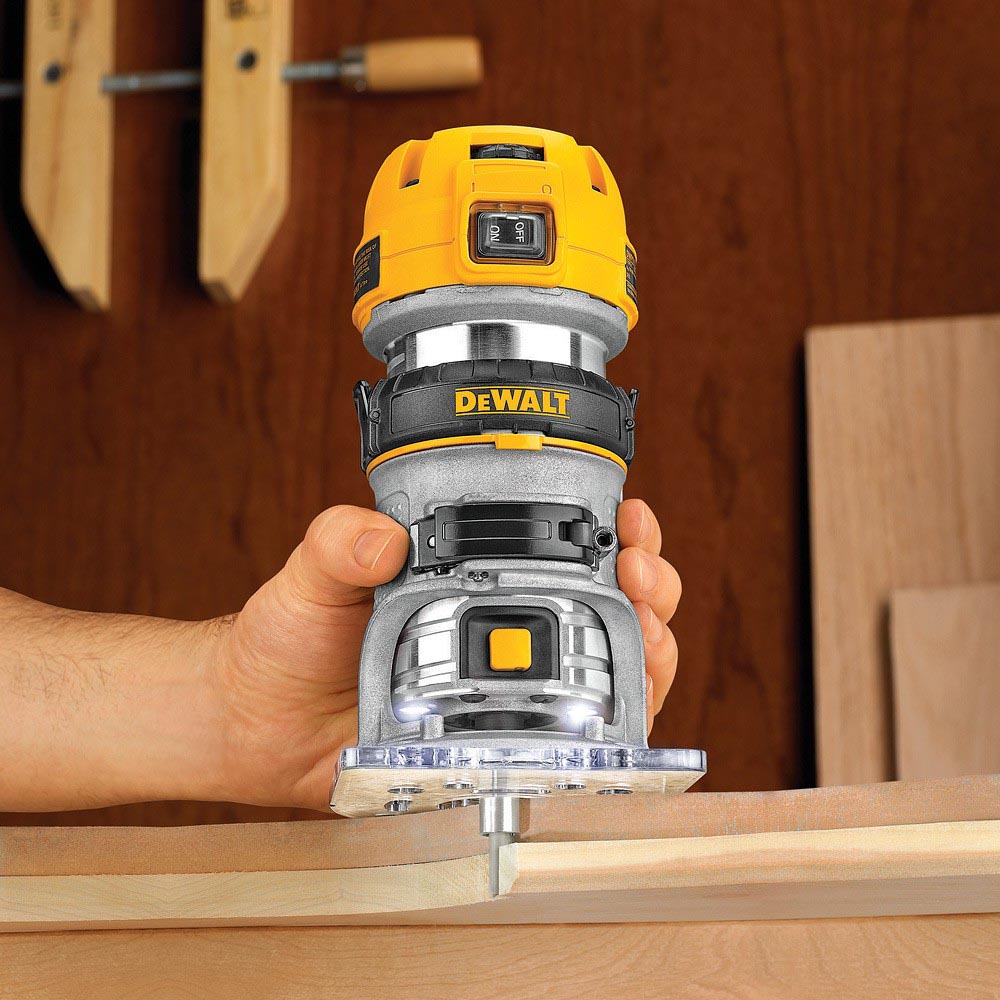 DeWalt D26204K Mulitfunktionsfräse Oberfräse Kantenfräse 900W mit Koffer