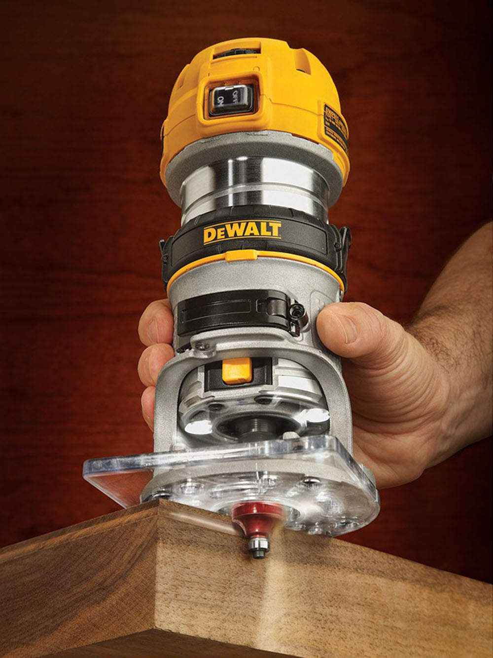 DeWalt D26204K Mulitfunktionsfräse Oberfräse Kantenfräse 900W mit Koffer