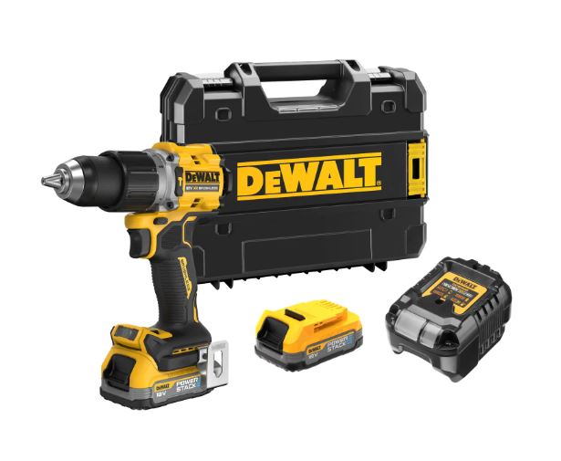 DeWALT DCD805E2T Akku Schlagbohrschrauber bürstenlos 18V Powerstack 1,7Ah Koffer TSTAK