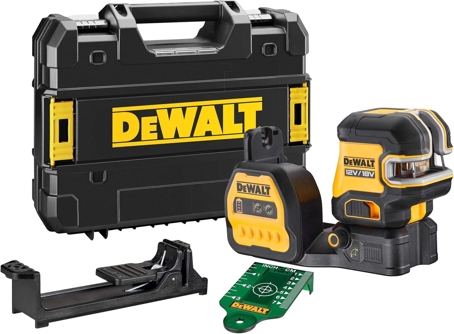 DeWALT DCE825NG18 5-Punkt-Kreuzlinien Laser GRÜN 12V 18V mit TSTAK Koffer