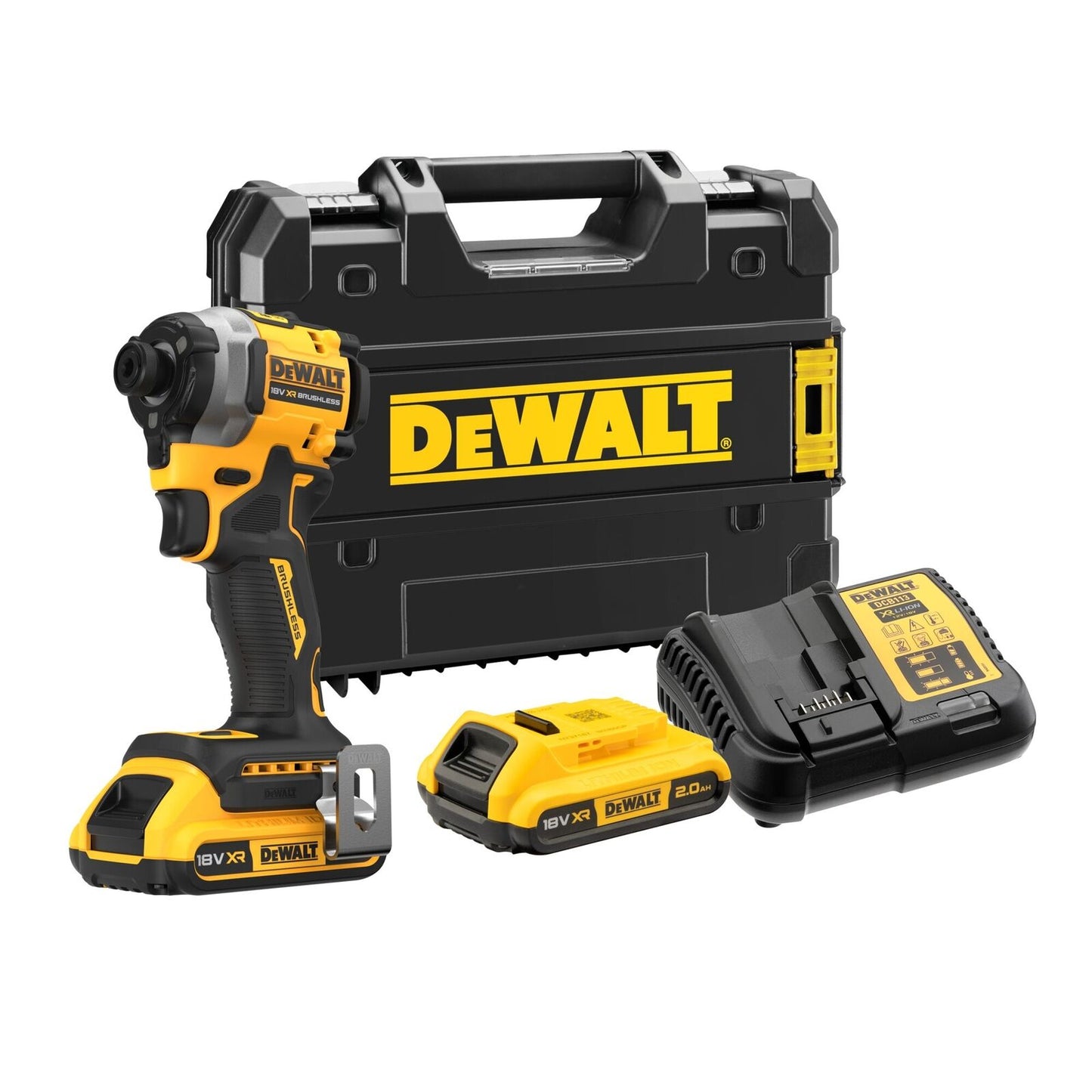 DeWALT DCF850D2T Akku Schlagschrauber 3-Gang bürstenlos 18V - 2Ah 2 Akkus Koffer TSTAK