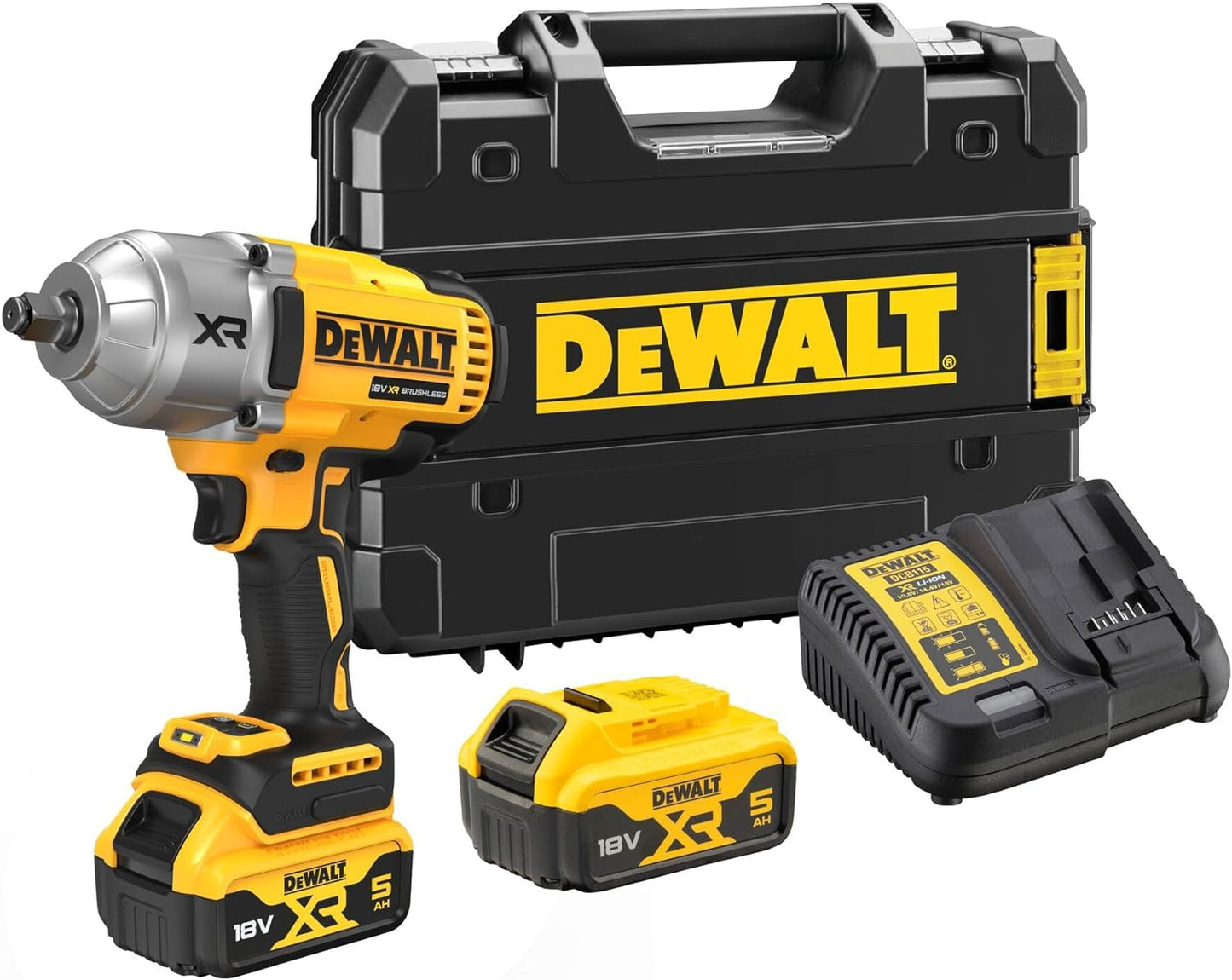 DeWALT DCF900P2T Akku Schlagschrauber bürstenlos 3 Gang 18V - 5Ah 2 Akkus Koffer