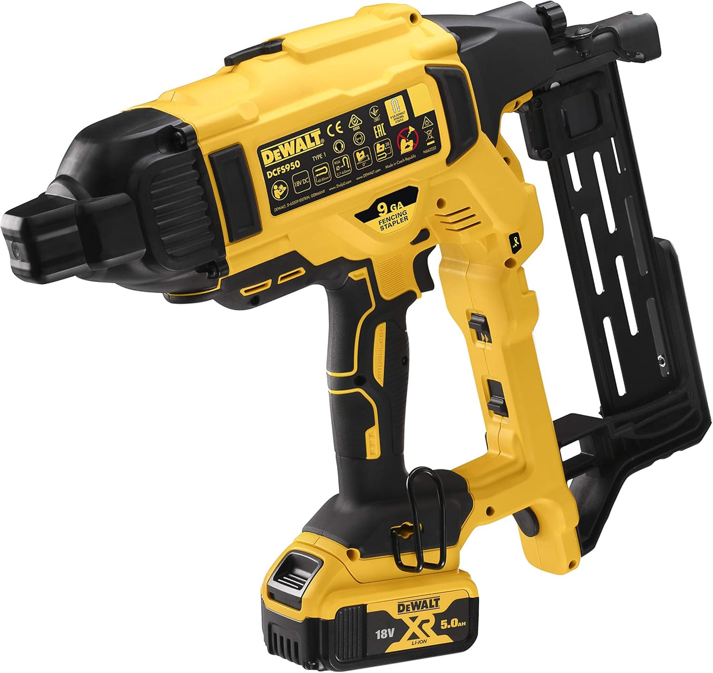 DeWALT DCFS950P2 Akku Holz Stiftnagler Nagler 18V Li-ion 5Ah bürstenlos Koffer