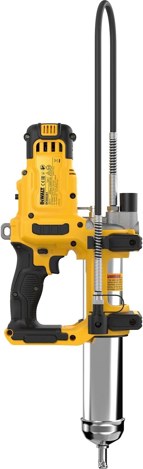 DeWALT DCGG581N Akku Fettpresse 18V kabellos 2 stufig 690 bar ohne Akku Sologerät