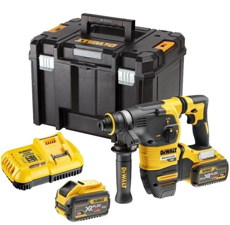 DeWALT DCH323T2 Akku Kombihammer Bohrhammer Meißelhammer SDS-Plus 54V - 2 x 6Ah Koffer TSTAK