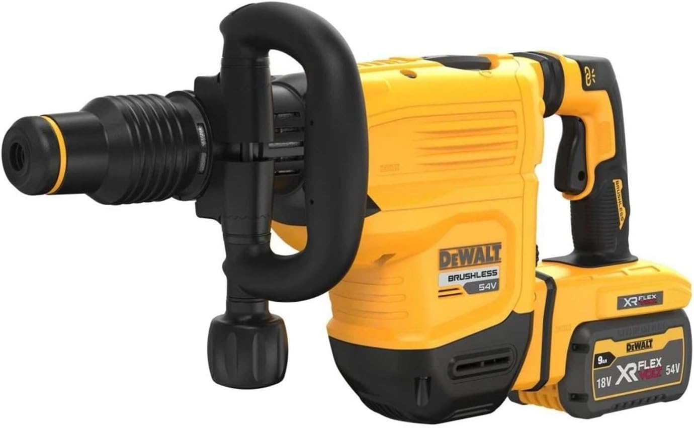 DeWALT DCH832X2 Akku-Meißelhammer Abbruchhammer SDS-Max BÜRSTENLOS 54V 2x9Ah 10,5J