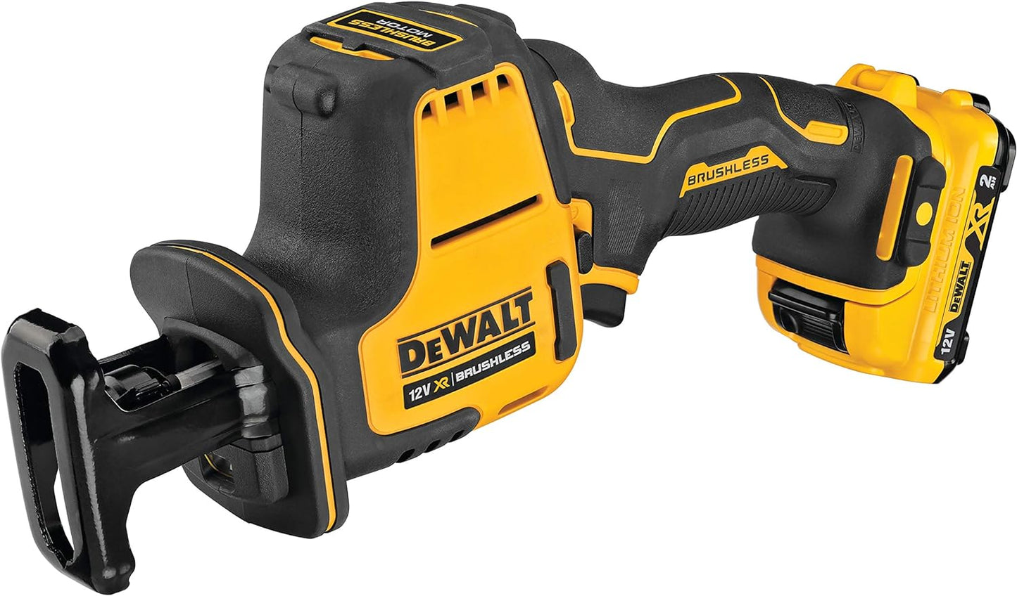 DeWALT DCS312D2 Akku Kompakt Säbelsäge 12V-2Ah bürstenlos mit TSTAK Box II