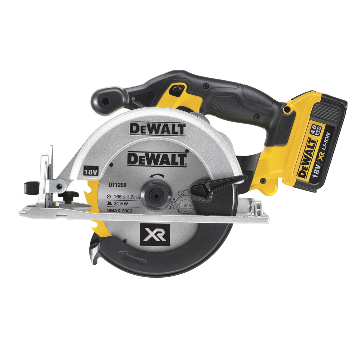 DeWALT DCS391M2 Akku Handkreissäge 165mm 18V 460W Kreissäge 2x Akkus 4Ah Koffer