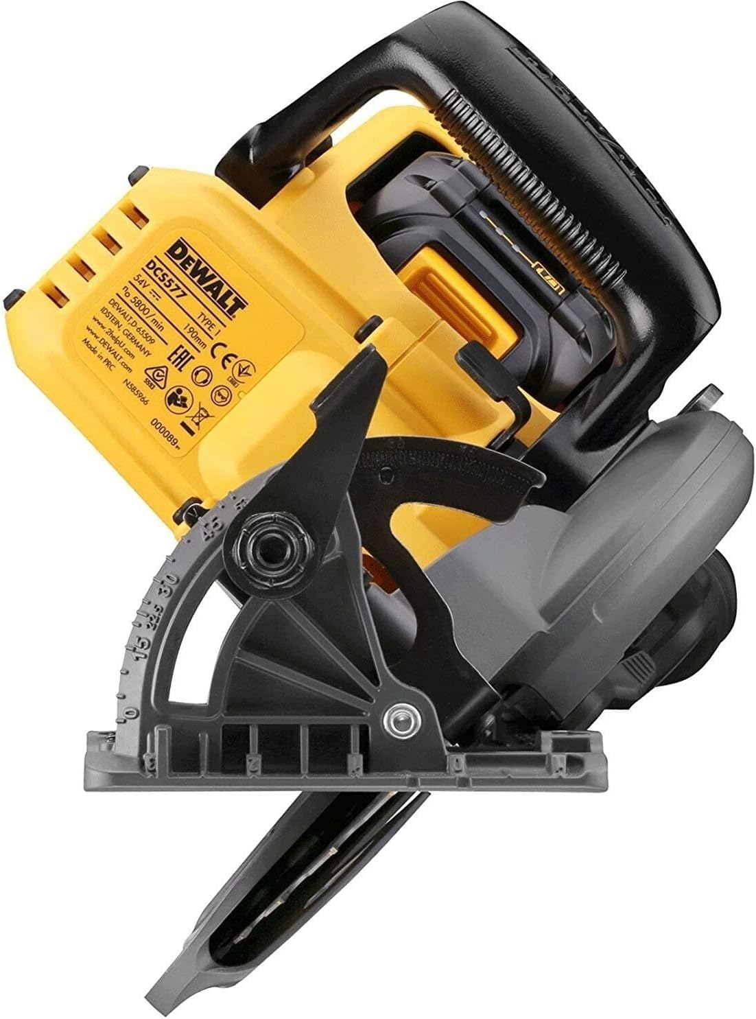 DeWalt DCS577T2 Akku Handkreissäge bürstenlos 54V 6Ah XR FLEXVOLT 190mm 2 Akkus