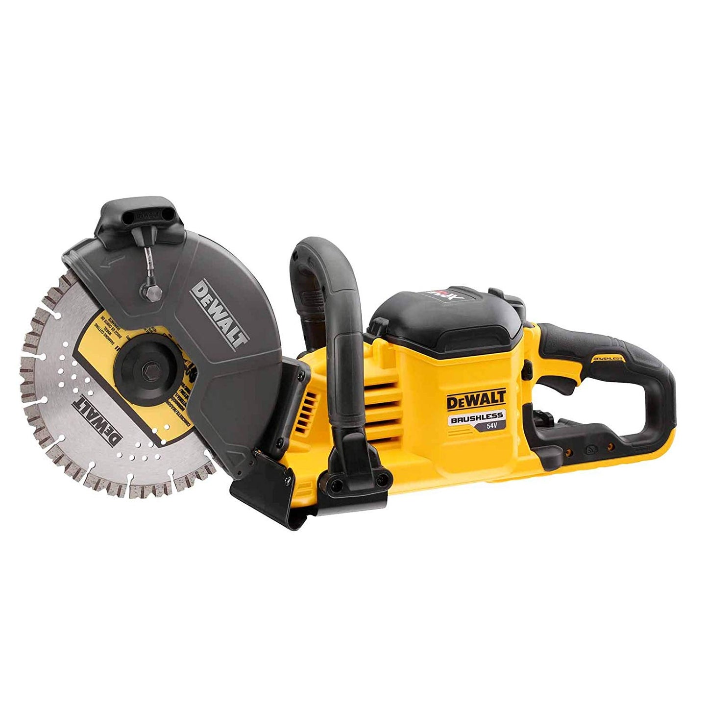 DeWALT DCS690X2 Akku-Trennschleifer 54V / 9Ah - Ø 230 mm mit 2 Akkus & Ladegerät