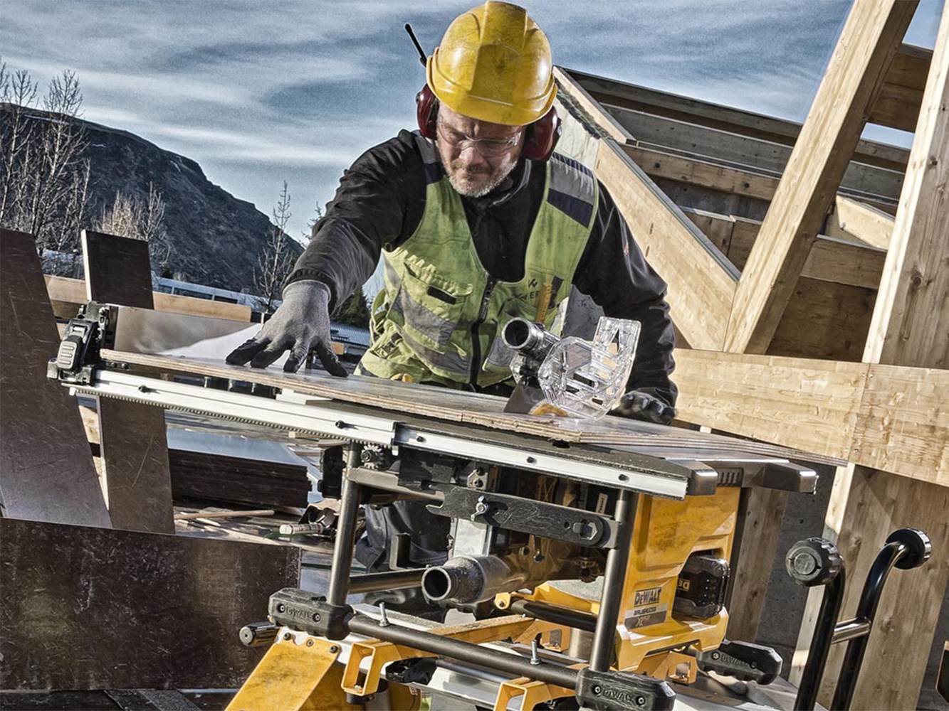 DeWalt DCS7485T2 Akku Tischkreissäge 54V 6Ah XR FLEXVOLT 210mm bürstenlos 2 Akkus