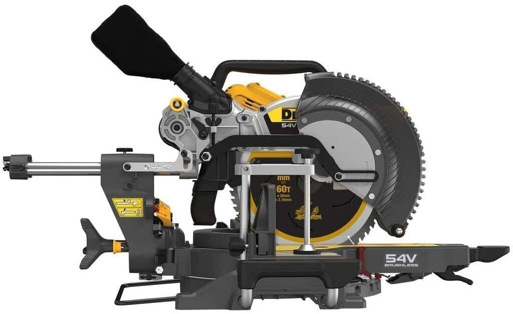 DeWalt DCS781X2 Akku Paneelsäge Kappsäge Gehrungssäge 54V 9Ah XR FLEXVOLT 305 mm bürstenlos