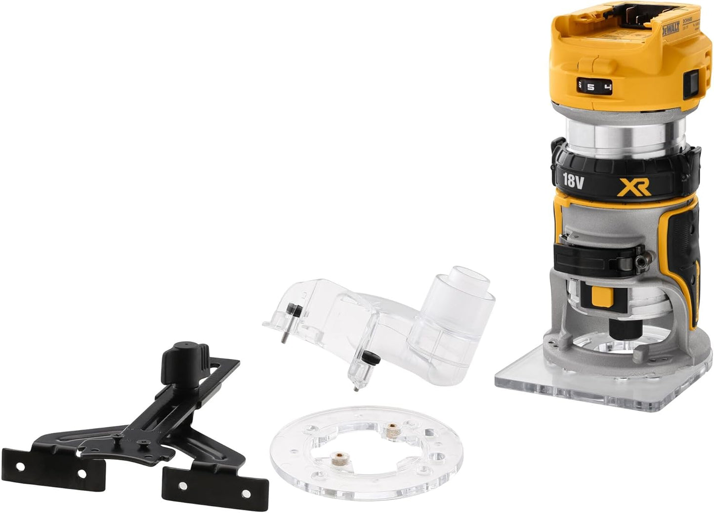 DeWALT DCW600N Akku Kombifräse Oberfräse 18V Kantenfräse bürstenlos 8MM (1/4") ohne Akku