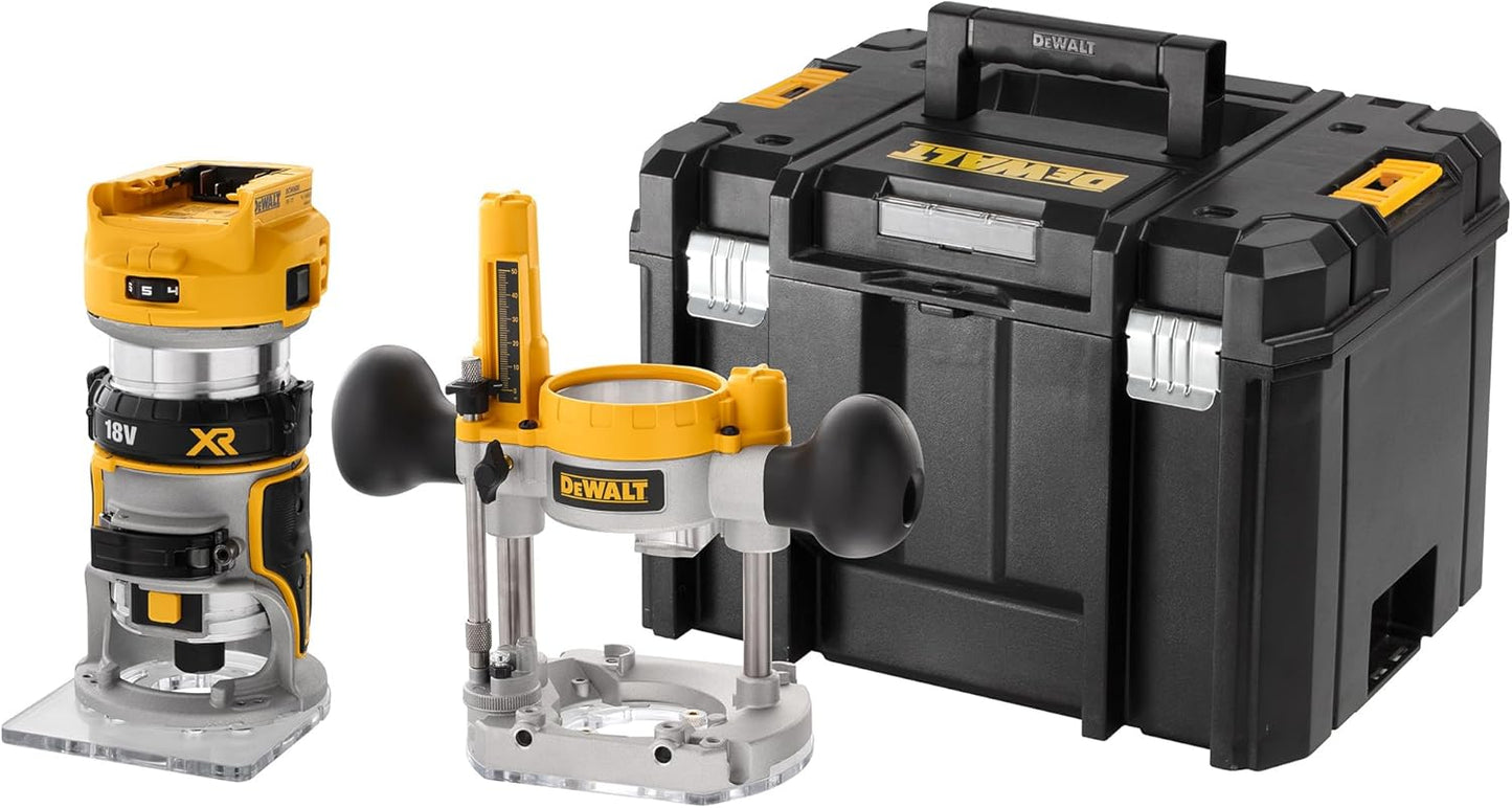 DeWALT DCW604NT Akku Kombifräse Oberfräse Kantenfräse bürstenlos 18V TSTAK Box ohne Akku