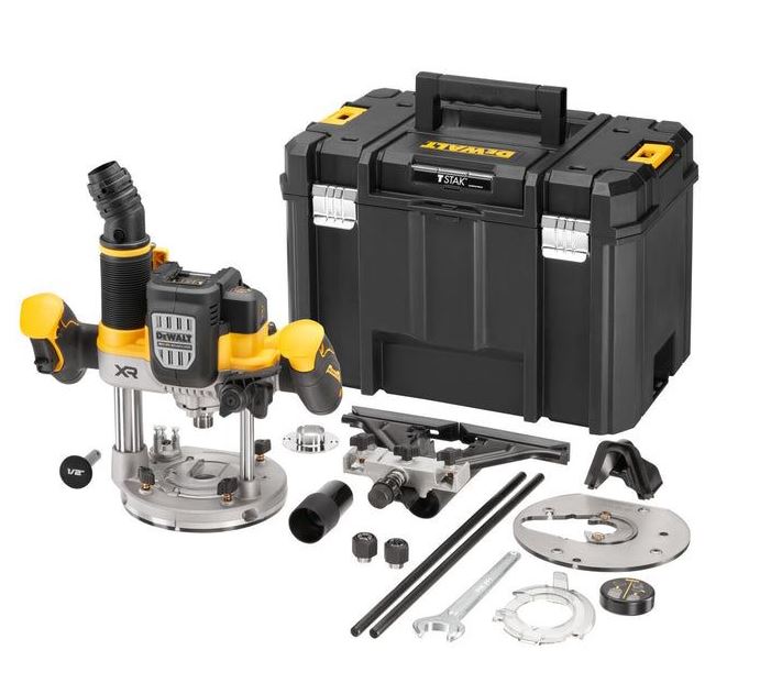 DeWALT DCW620NT Akku Oberfräse 70mm bürstenlos 18V Koffer TSTAK ohne Akku