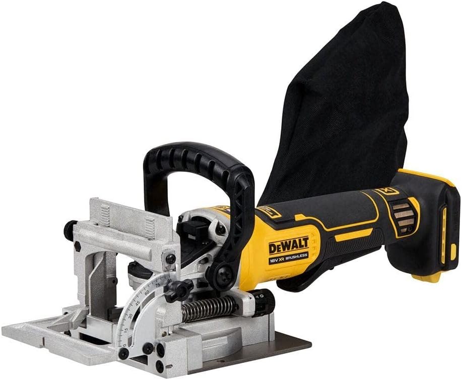 DeWALT DCW682NT Akku Lamellendübelfräse 18V Dübelfräse Flachdübelfräse Fräse Koffer ohne Akku