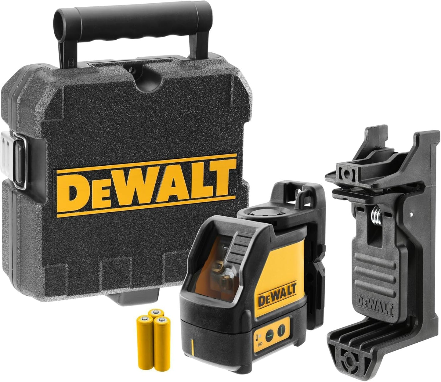 DeWALT DW088CG Kreuzlinienlaser Grün Selbstnivellierend Kreuzlaser im Koffer