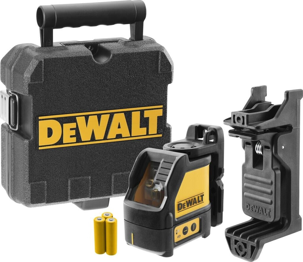 DeWALT DW088K Kreuzlinienlaser Selbstnivellierend Kreuzlaser im Koffer