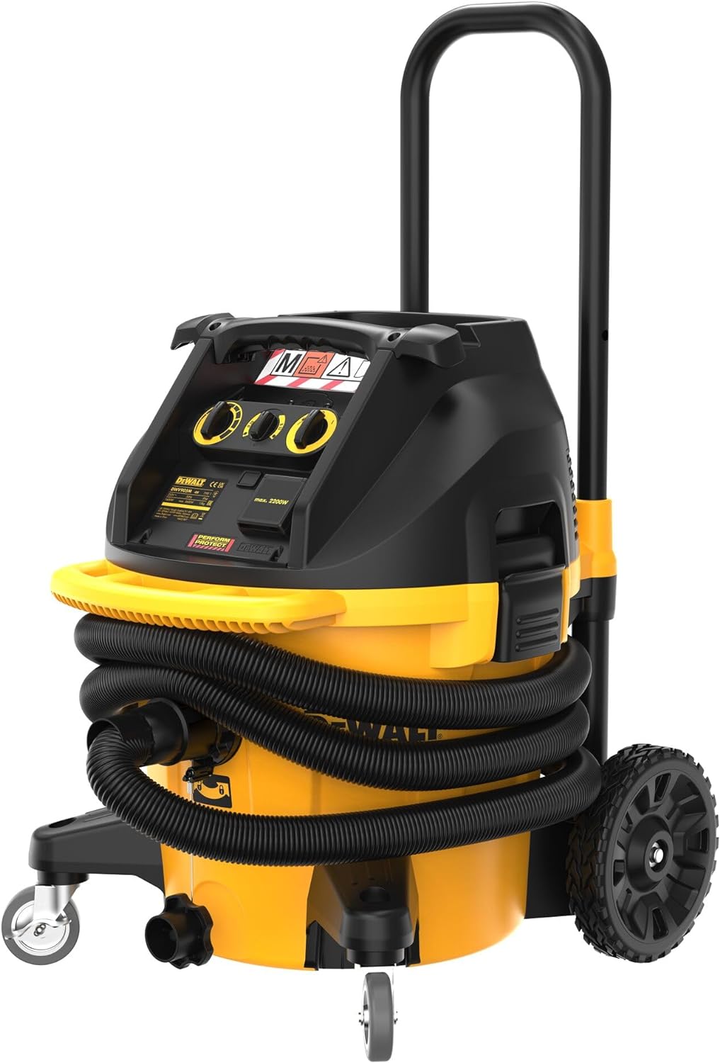 DeWALT DWV905MKIT M Klasse Industrie Nass und Trockensauger 1400W 38L 4,6m Schlauch