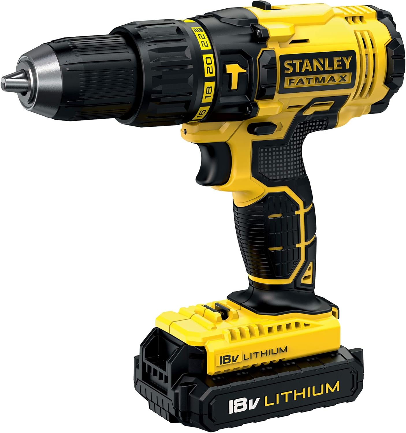 Stanley FMCK465C2S Akku Schlagbohrschrauber 18V Schlagschrauber 1,3Ah - Mit Transporttasche 2x Akkus