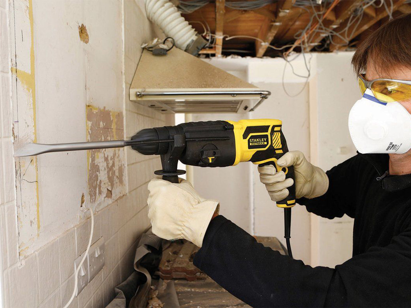 Stanley FME500K Bohrhammer Kombihammer SDS-Plus 750W 1.8J mit Koffer