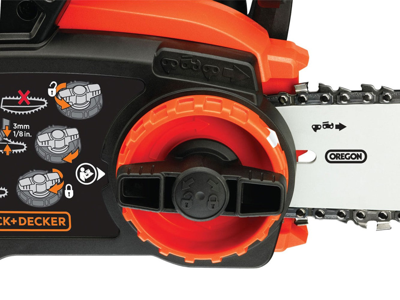 BLACK+DECKER GKC3630L25 Akku Kettensäge kabellos 36V 2,5Ah 30cm