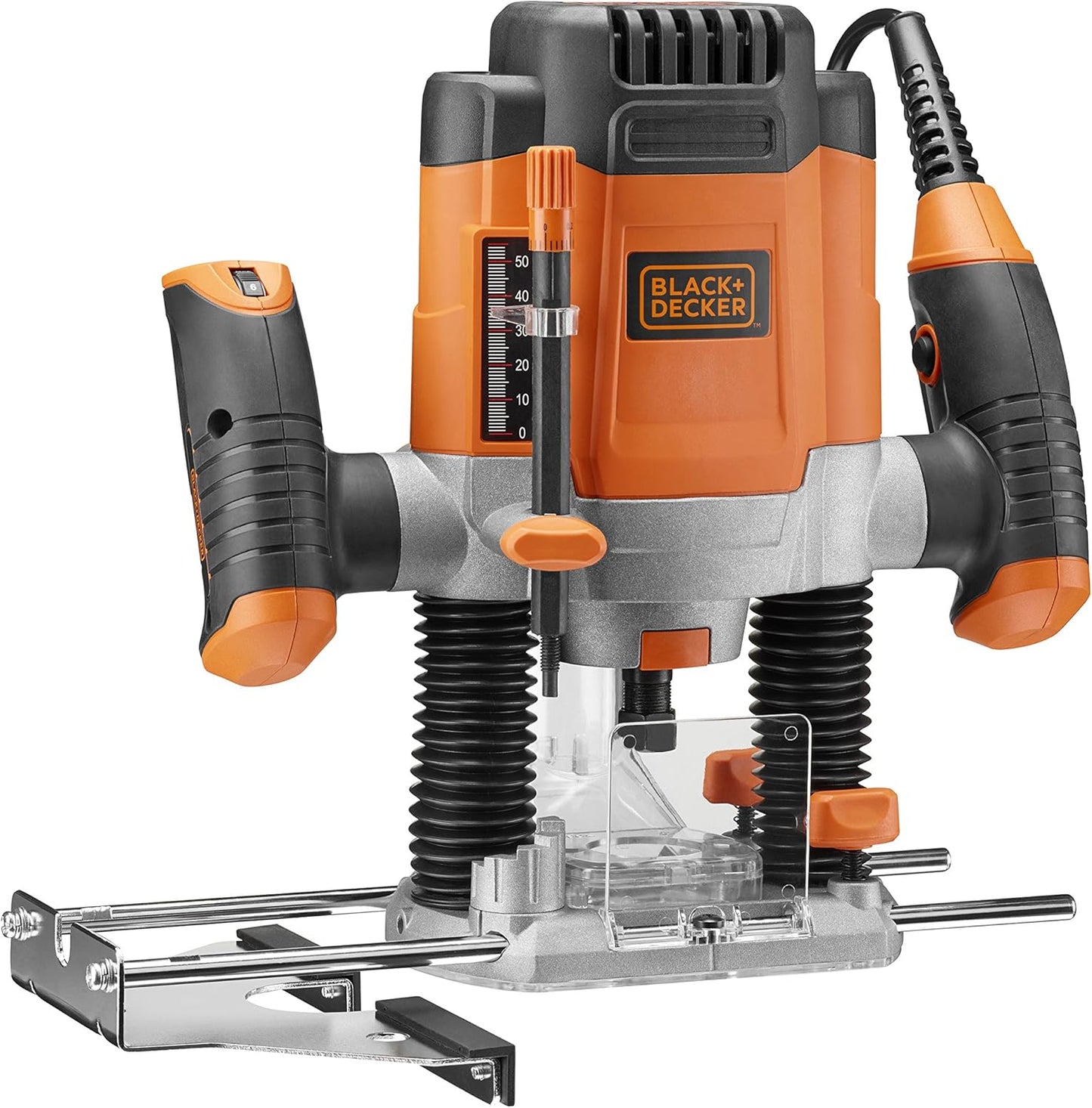 BLACK+DECKER KW1200E Oberfräse 1200W 55mm 230V mit Zubehör