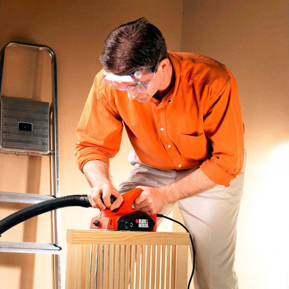 BLACK+DECKER KW712 Elektro Hobel 650 W - 82 mm