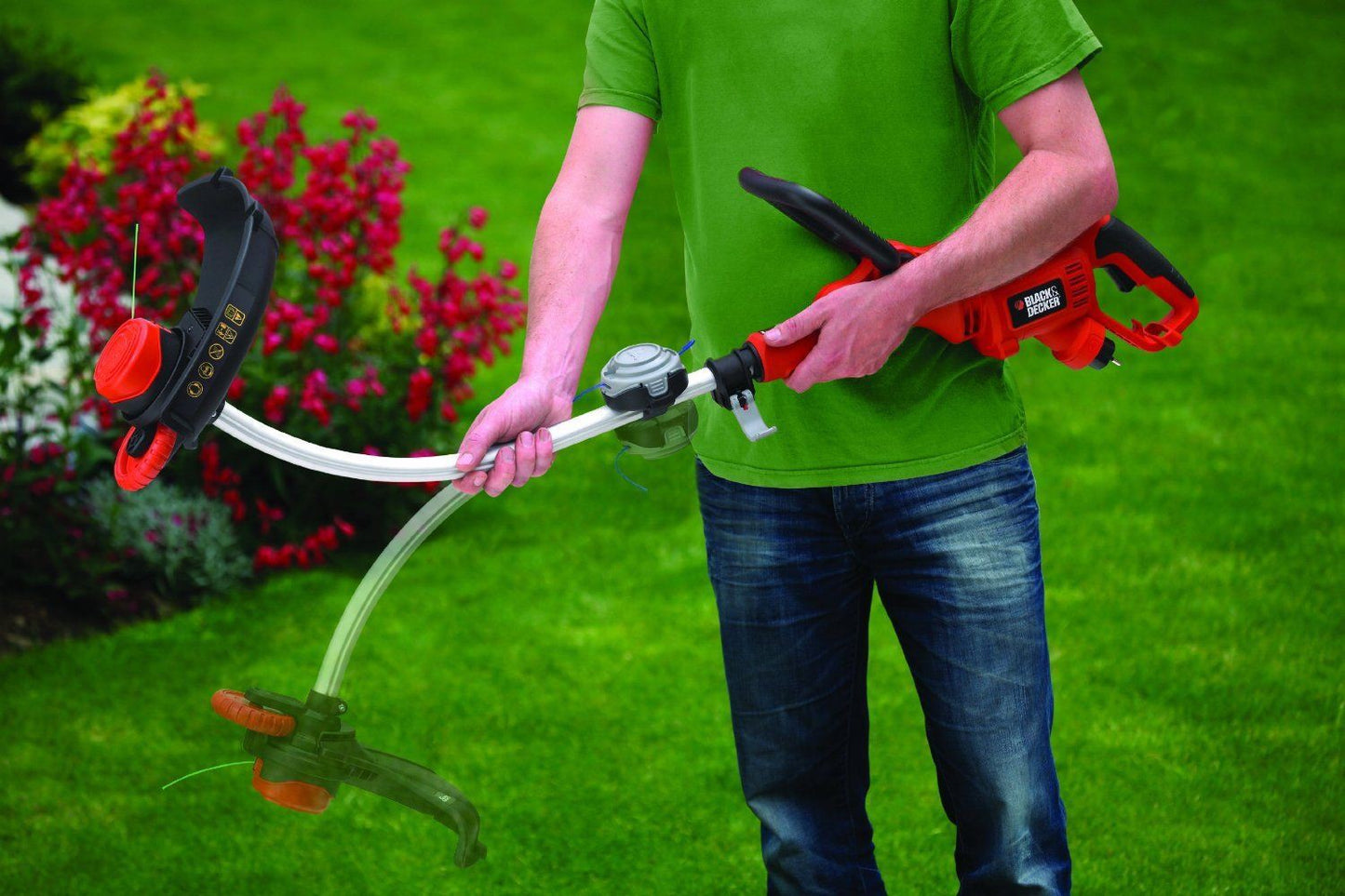 BLACK+DECKER GL8033 Elektro Sense Trimmer Rasentrimmer 800W 33cm