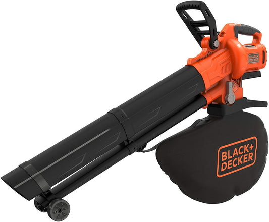 BLACK+DECKER BCBLV36B Akku Laubsauger Bläser Häcksler 3-in-1 36V ohne Akku Sologerät