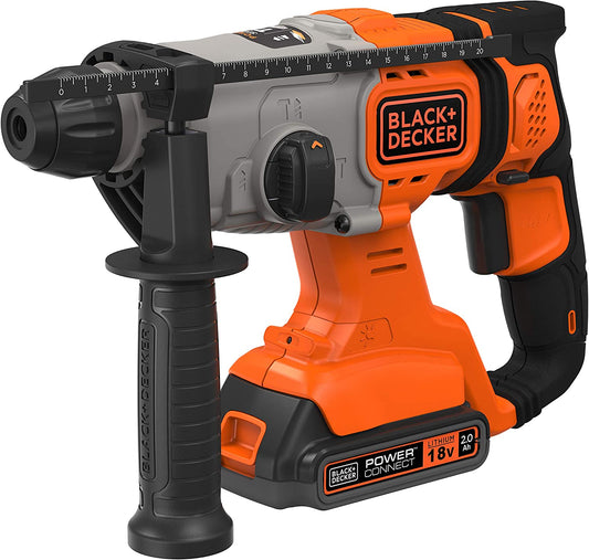 BLACK+DECKER BCD900D1S Akku Bohrhammer 1,2J SDS-plus 18V 2 Ah Softbag