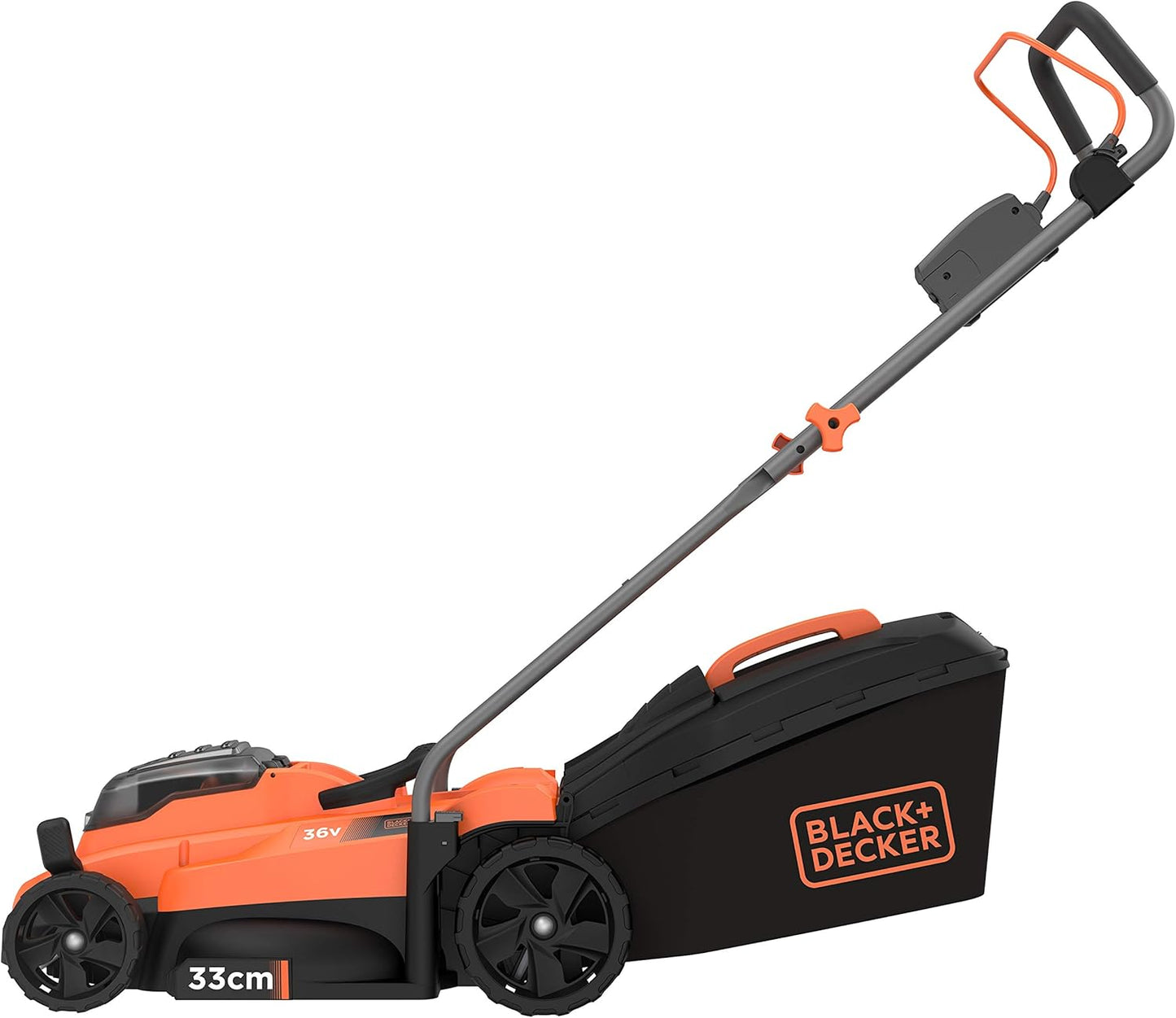 BLACK+DECKER BCMW3336L2 Akku Rasenmäher 36V/2x2,5Ah Li-ion - 33 cm
