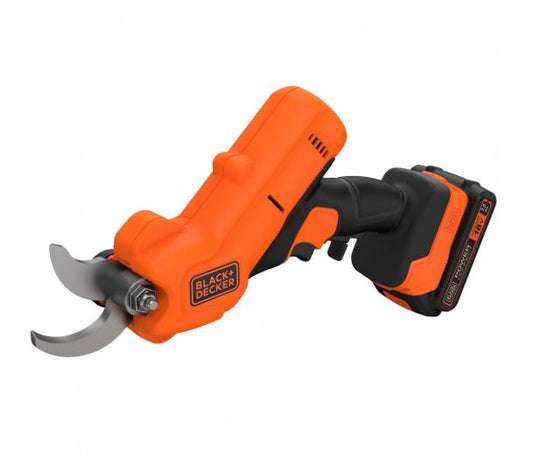 BLACK+DECKER BCPP18D1 Akku Astschere Gartenschere 18V 2Ah 25 mm Akku Ladegerät