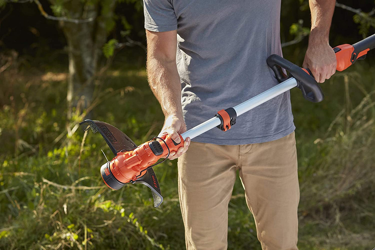 BLACK+DECKER BCSTA536L1 Akku Rasentrimmer Kantenschneider kabellos Bürstenlos 36V 2,5Ah