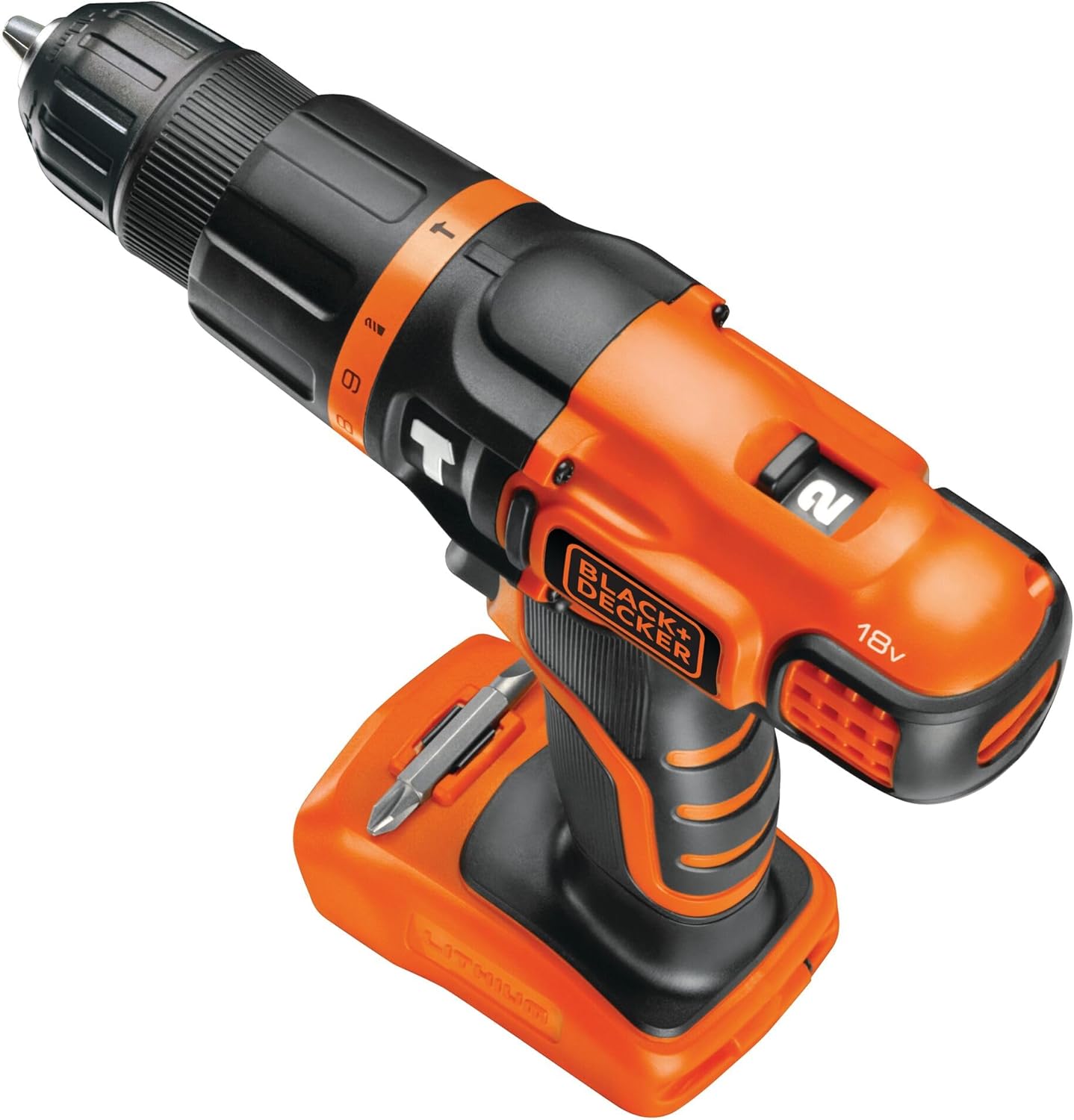 BLACK+DECKER BDCH188N Akku-Schlagbohrschrauber 18V Li-Ionen 2-Gang ohne Akku Sologerät