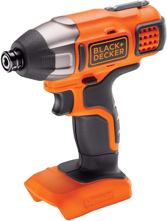 BLACK+DECKER BDCIM18N Akku Schlagschrauber 18V Kompaktschrauber ohne Akku Solo