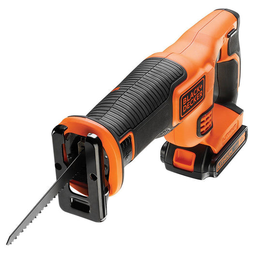 BLACK+DECKER BDCR18 Akku Säbelsäge Fuchsschwanz 18V mit Akku/Ladegerät