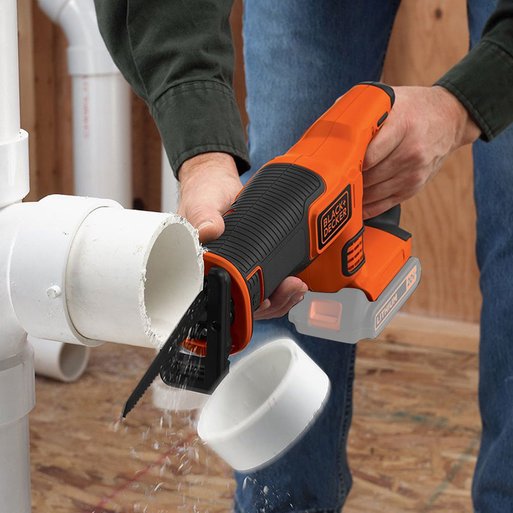 BLACK+DECKER BDCR18 Akku Säbelsäge Fuchsschwanz 18V mit Akku/Ladegerät