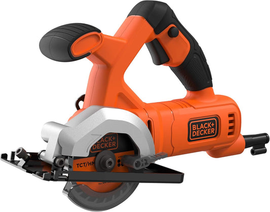 BLACK+DECKER BES510 Kompakt Handkreissäge 400 W -  Ø 85 mm - mit 2 Sägeblättern