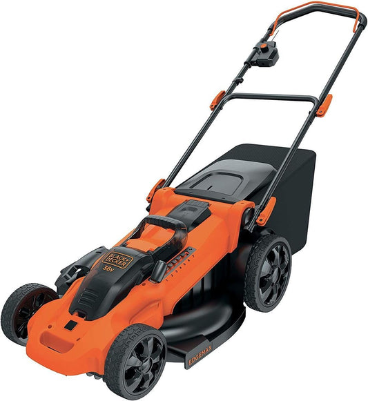 BLACK+DECKER CLMA4820L2 Akku Rasenmäher Autosense 36V 48cm 50L mit 2 Akkus