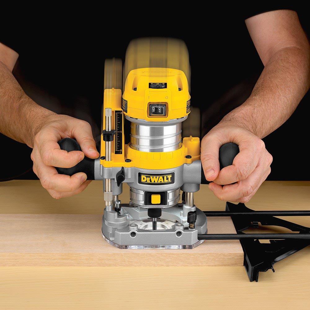 DeWalt D26204K Mulitfunktionsfräse Oberfräse Kantenfräse 900W mit Koffer