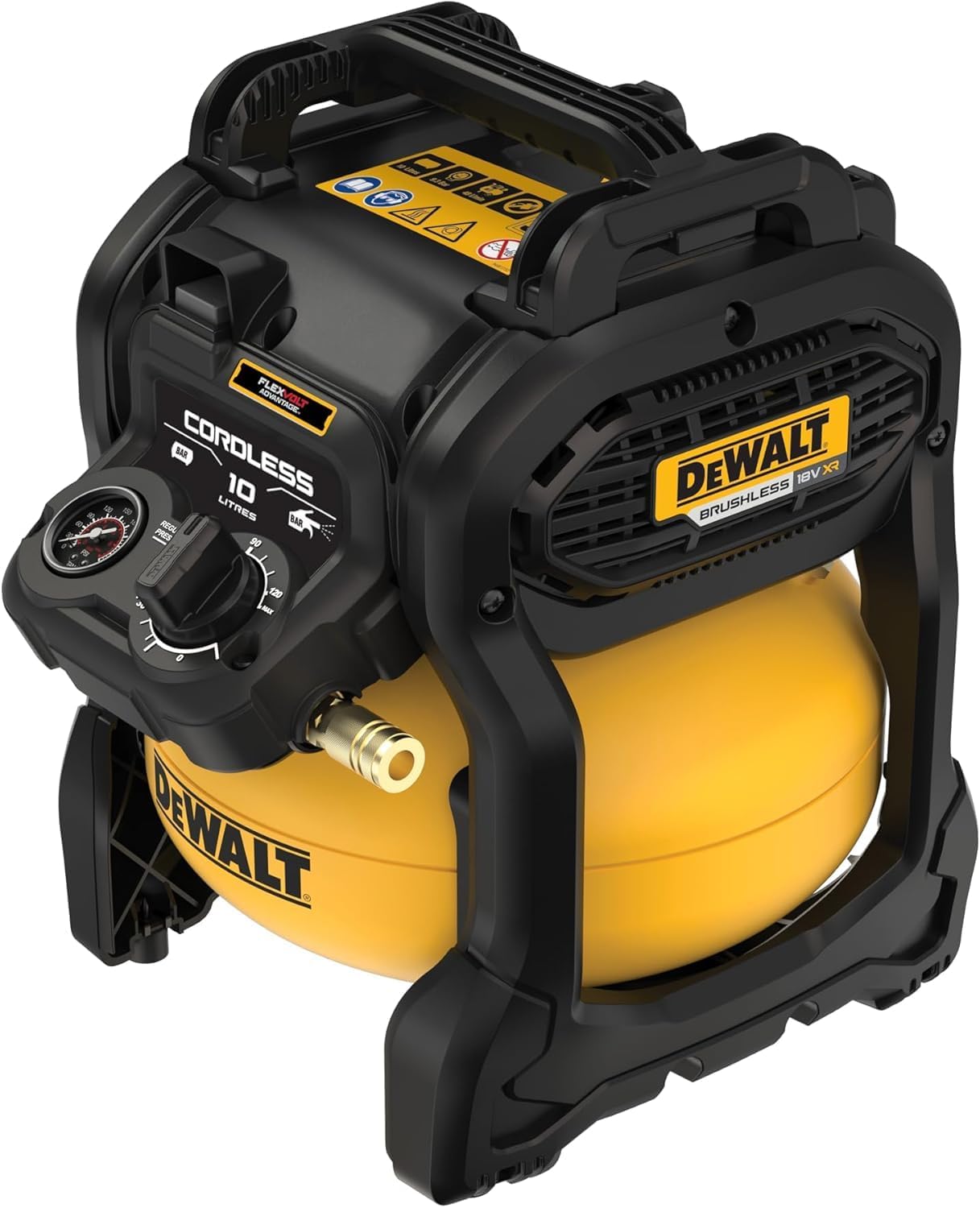 DeWALT DCC1018N Akku Kompressor 18V Luftkompressor 10 Liter ohne Akku Sologerät