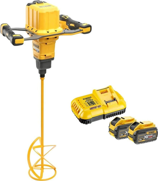 DeWALT DCD240X2 Akku Rührwerk Rührgerät 160mm 54V 9Ah bürstenlos 2 Akkus FlexVolt