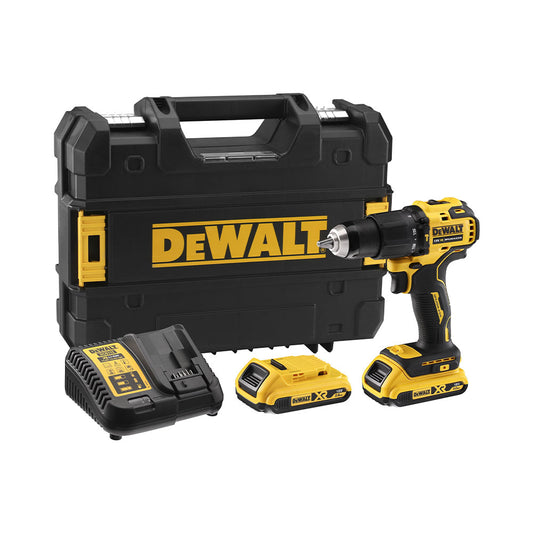 DeWALT DCD709D2T 2-Gang Akku Schlagbohrschrauber Bohrschrauber 18V - 2x2Ah mit T-STAK-Box